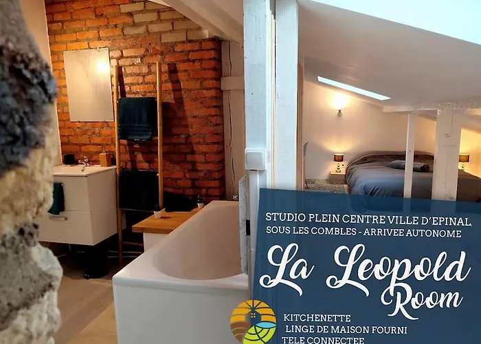 Leopold 30m2 Hyper Centre, Netflix & Wi-fi Apartmán Épinal